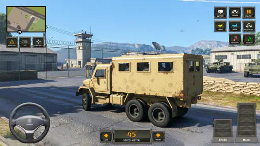 Military Truck Cargo Game 3d