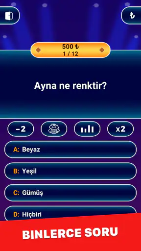Milyoner- Türk trivia sınavı