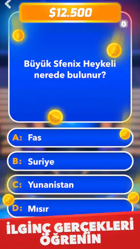 Milyoner - Türkçe Test Oyunu