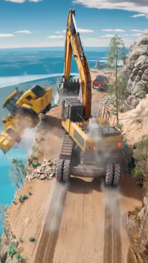 Mine Rider Destruction Sim