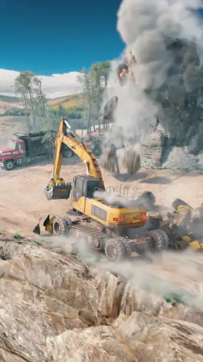 Mine Rider Destruction Sim