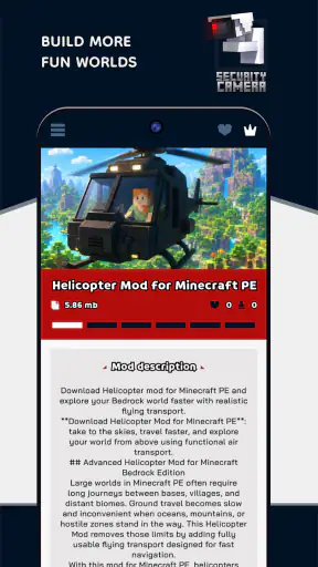Mod Security Camera MCPE