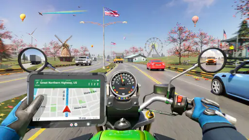 Moto World Tour: Yarış Oyunu