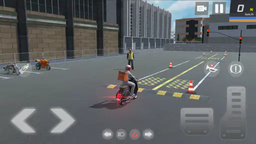 Motosiklet Kurye Acele Sim