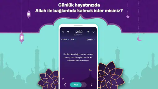 MuslimOn: Kuran, Kilit ekranı