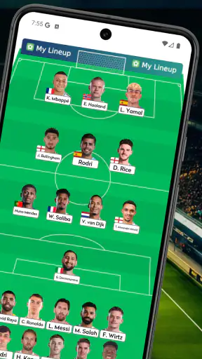 My Lineup:  Kadro Oluşturucu
