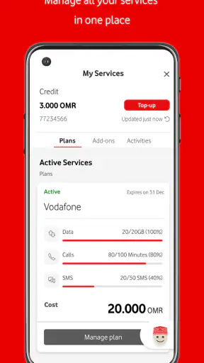 My Vodafone Oman