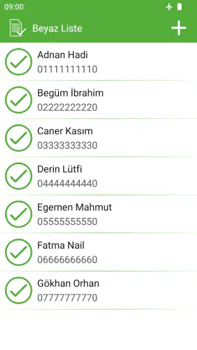 Numara ve SMS mesaj engelleme