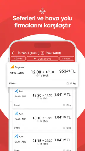 obilet: Otel Uçak Otobüs Araç