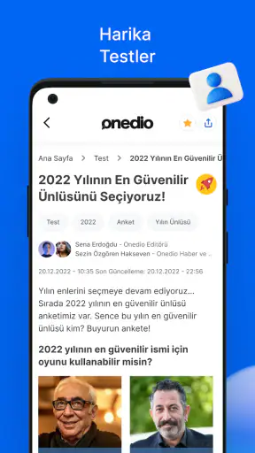 Onedio – İçerik, Haber, Test