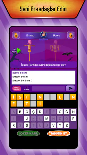 Online Adam Asmaca: 2 Kişilik