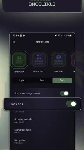Opera GX: Oyuncu Tarayıcısı