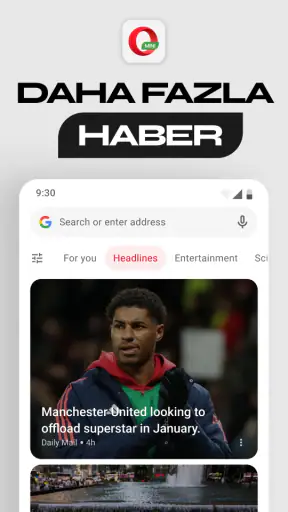 Opera Mini - Hızlı Tarayıcı