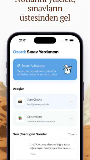 Ozard: AI Ders Asistanı