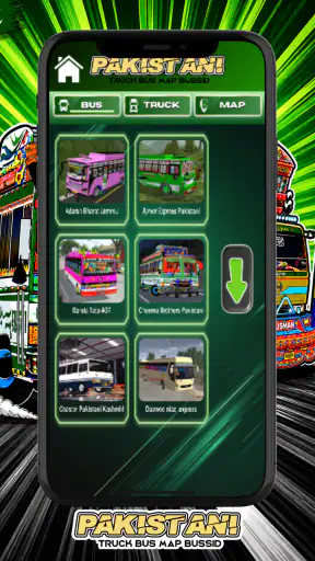 Pakistani Truck Bus Map Bussid