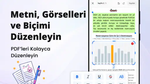PDF Okuyucu, Düzenleyici