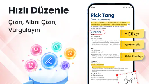PDF Okuyucu - PDF Düzenle