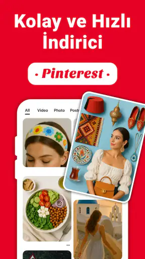 Pinterest için Video İndirici