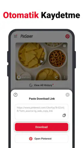 Pinterest için Video İndirici