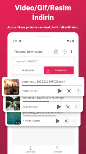 Pinterestten Video indirme