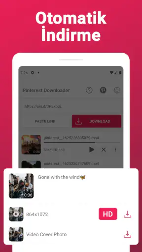 Pinterestten Video indirme