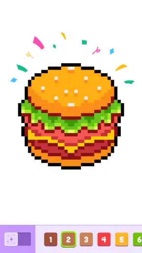 Pixel Number Cute Coloring