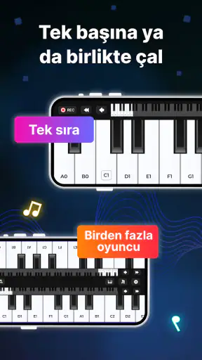 Piyano Öğren: Şarkılarla Sanal