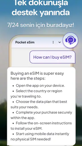 Pocket eSIM Yurt Dışı İnternet