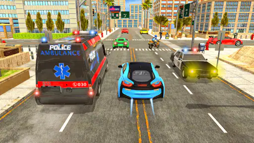 Police Ambulance 3d Game 2023