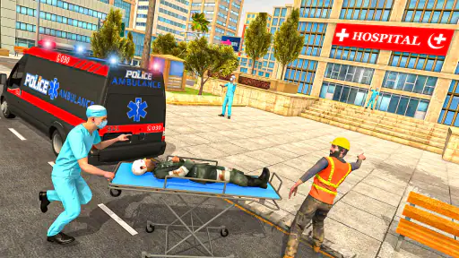 Police Ambulance 3d Game 2023