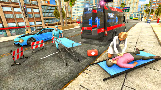 Police Ambulance 3d Game 2023