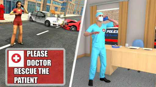 Police Ambulance 3d Game 2023