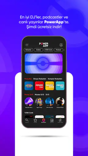 PowerApp: Radyo, Podcast, DJ