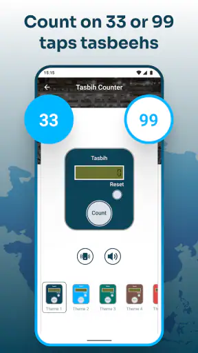 Qibla Compass with Salah Time