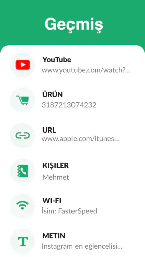 QR Kodu Okuyucu ve Tarayıcı