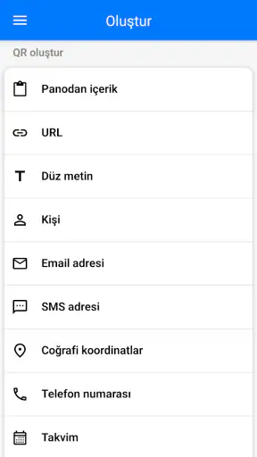 QR ve Barkod Okuyucu