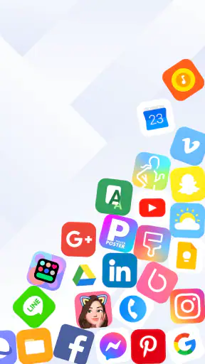 Rolling Icon: 3D Duvar Kağıdı