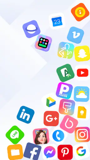 Rolling Icon: 3D Duvar Kağıdı