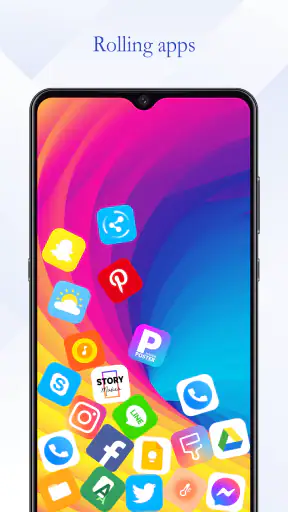 Rolling Icon: 3D Duvar Kağıdı