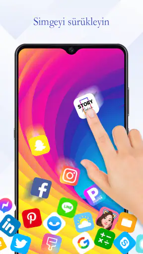 Rolling Icon: 3D Duvar Kağıdı