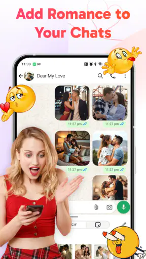 Romantic WhatsApp Stickers