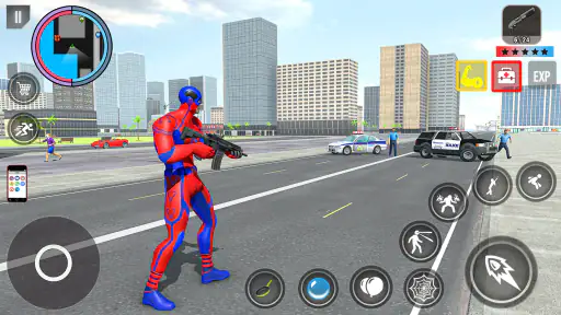 Rope Action City Fighting Game
