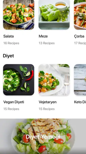 Sağlıklı Tarifler uygulaması