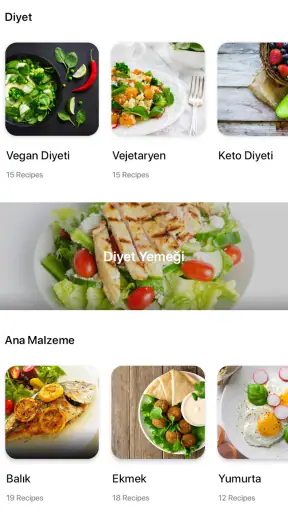 Sağlıklı Tarifler uygulaması