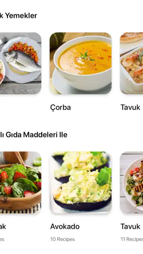 Sağlıklı Tarifler uygulaması