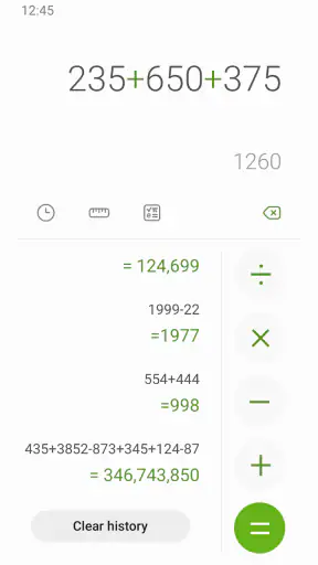 Samsung Calculator