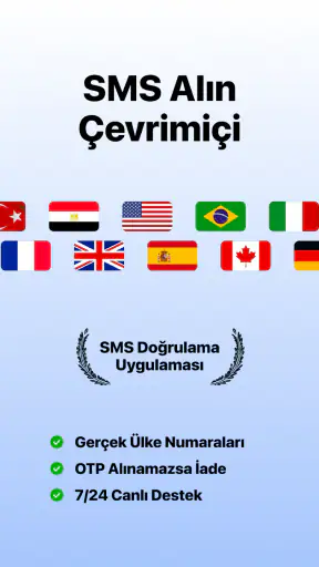 Sanal Numara ve SMS - GetOTP