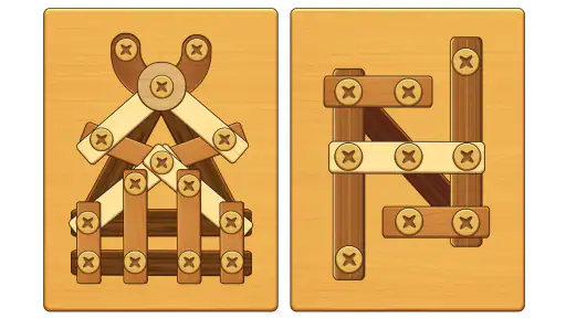 Screw Puzzle: Wood Nut & Bolt®