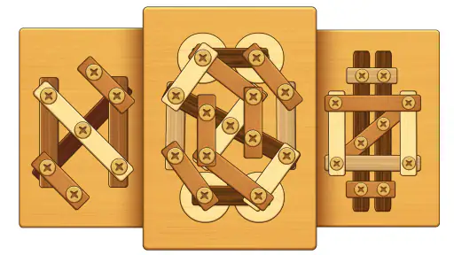 Screw Puzzle: Wood Nut & Bolt®
