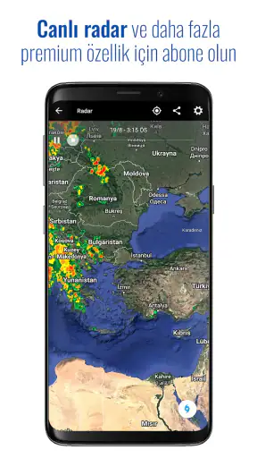 Şeffaf saat ve hava durumu